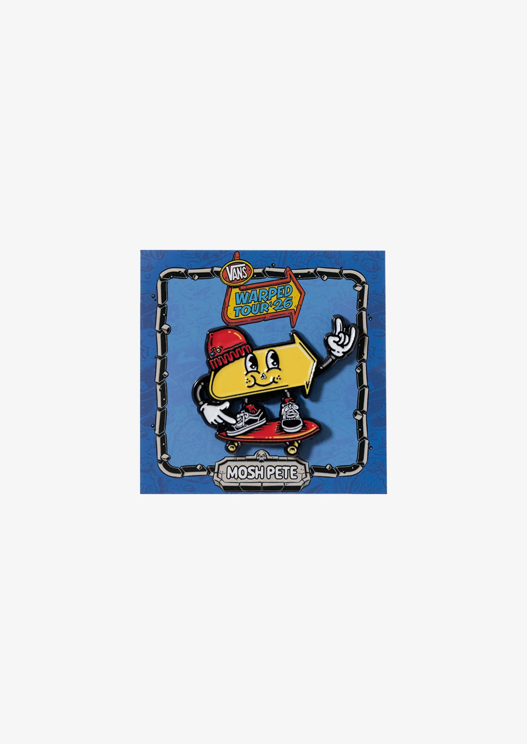 Mosh Pete Enamel Pin
