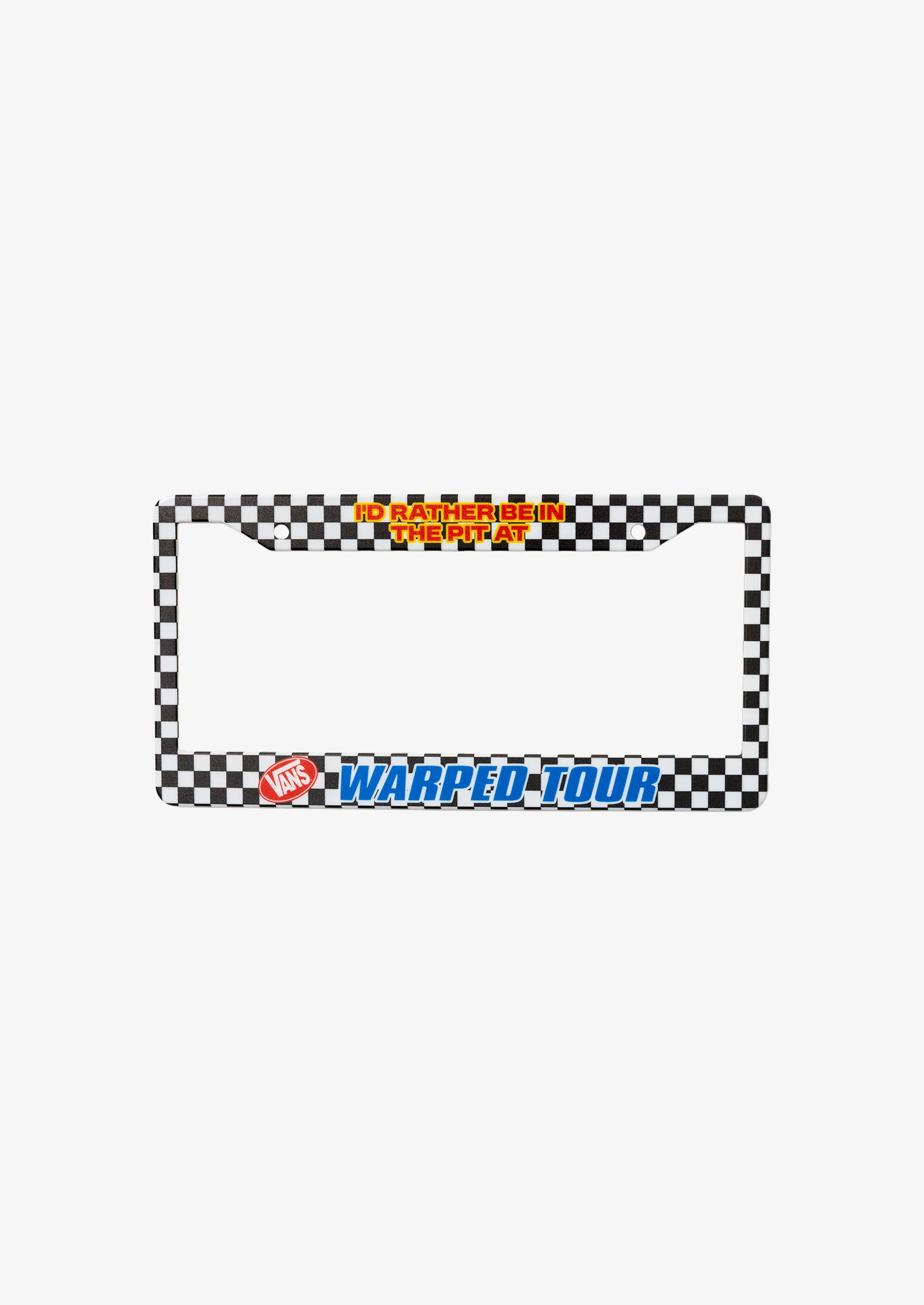 Road Crew License Plate Cover